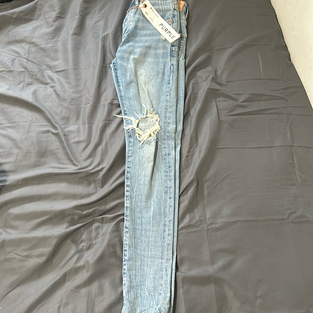 Blue jean purple brand jeans